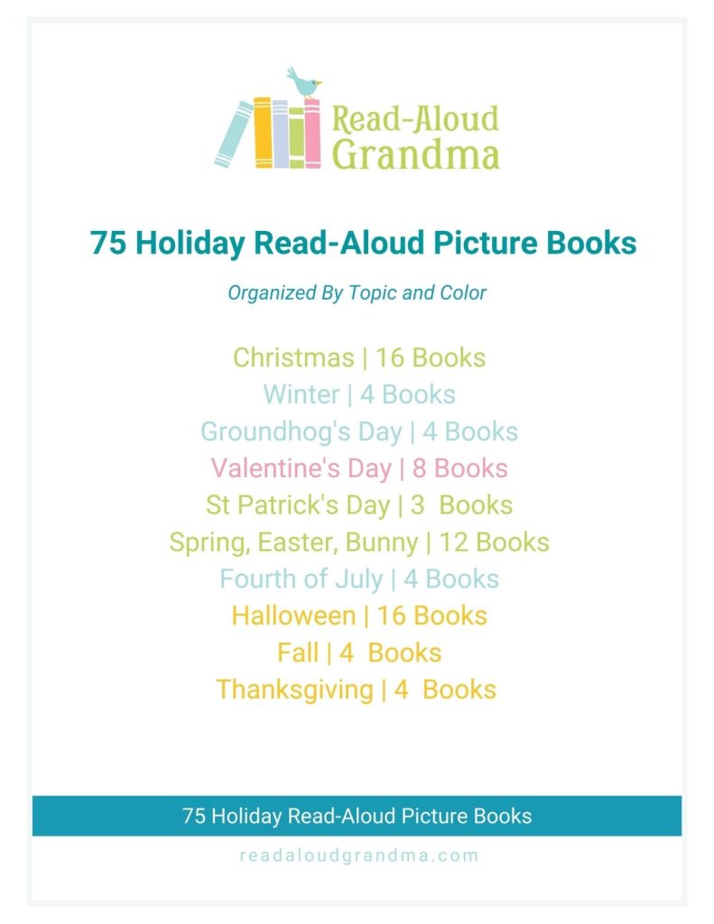 Content Page From 75 Holiday Read-Aloud Picture Books
