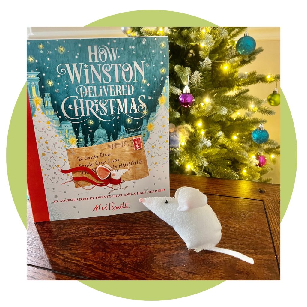 We made a felt mouse to go with How Winston Delivered Christmas by Alex T Smith.